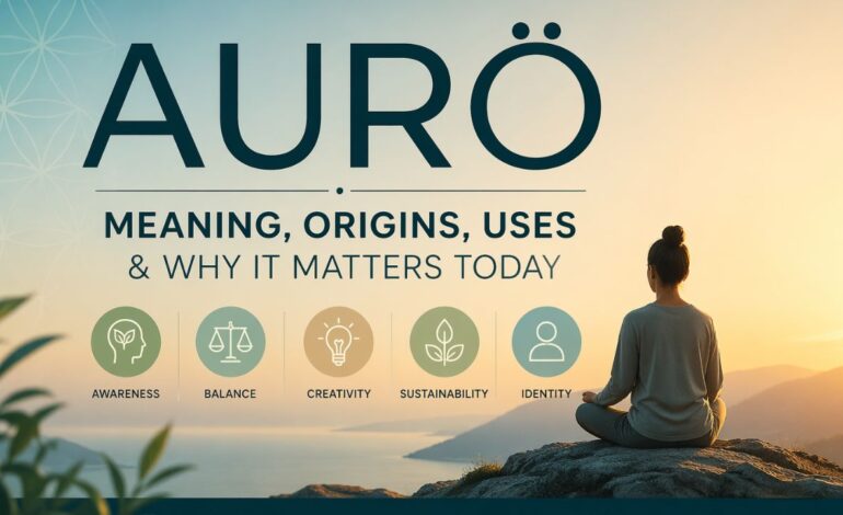 Aurö Explained: Meaning, Benefits & Why It Matters Today